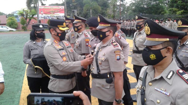 Kapolresta Tanjungpinang Lantik Tujuh Pejabat Baru