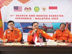 SAR Indonesia-Malaysia (Malindo) Latihan Bersama di Perairan Bintan