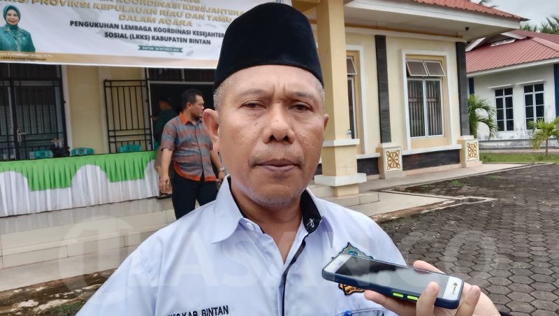 Kepala Dinsos Kabupaten Bintan, Syamsul.