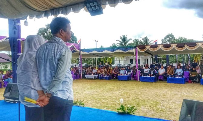 Rombongan DPW Nasdem Kepri dipimpim HM Rudi menyambangi pengurus dan kader partai di sejumlah wilayah di Kabupaten Natuna, Kamis (27/10). (Foto: Istimewa)