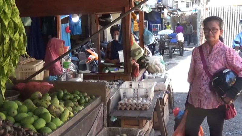 Satpol PP Tanjungpinang Peringati Pedagang Tak Jualan di Emperan Pasar Baru
