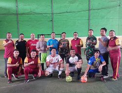 Apel Hingga Main Futsal Bersama Wujudkan Sinergitas TNI-Polri di Batam