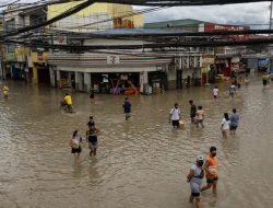 Banjir di Filipina, 2 Tewas 46.000 Orang Mengungsi
