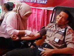 HUT ke-42 Satpam, Polres Bintan Gelar Donor Darah
