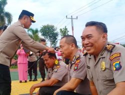 Pesan Kapolresta Tanjungpinang kepada 35 Personelnya Naik Pangkat