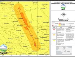 BMKG Rilis Peta Peringatan Zona Bahaya Gempa Bumi di Cianjur