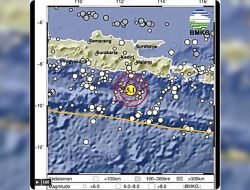 Gempa Bumi Magnitudo 5,1 Guncang Kota Malang
