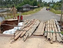 Jalan Penghubung 2 Desa Ambles di Bintan Tak Kunjung Diperbaiki
