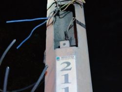 Kabel Penerangan Jalan Digondol Maling di Batam