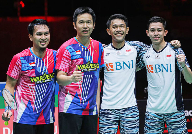 All England 2023: Duel All Indonesia Final Ganda Putra Fajri Vs The ...