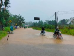Banjir Rendam Simpang Bandara Lama Tanjungpinang