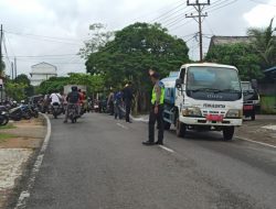 Tumpahan Minyak Solar Bikin Waswas Pengendara di Bintan Timur