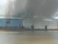 PT Timah: Kapal Keruk Bangka 1 yang Terbakar Sudah Dilelang