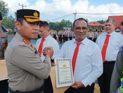 Kapolresta Tanjungpinang Beri Penghargaan kepada 19 Personel Berprestasi