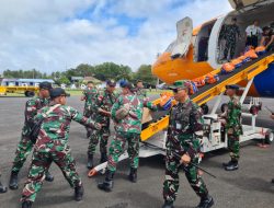 Bansos 20 Ton Tiba di Natuna, Prajurit Lanud RSA Langsung Angkut untuk Dikirim ke Pulau Serasan