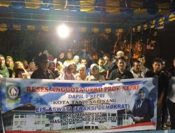 Eis Aswati Tampung Aspirasi Warga Kampung Baru Tanjungpinang