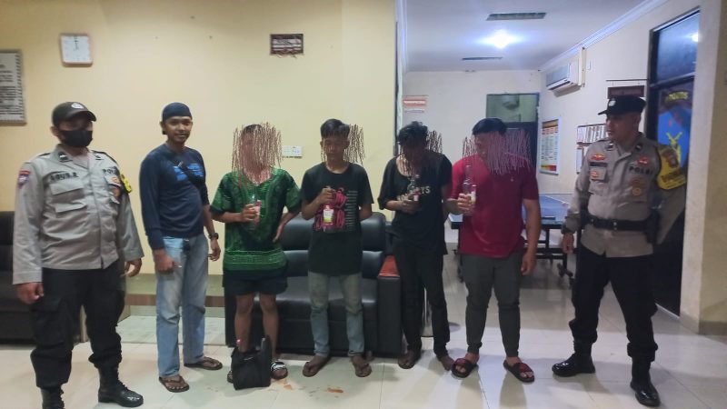 Empat Pemuda Diamankan Polisi