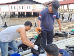 Lagi, Warga Batam Temukan Limbah Hitam Dalam Karung di Pesisir Pantai Melayu