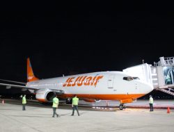 Ratusan Turis Korsel Tiba di Batam Naik Pesawat Carter Jeju Air