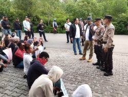 Ratusan Warga Unjuk Rasa di PT Saipem, Tuntut Dampak Lingkungan Blasting