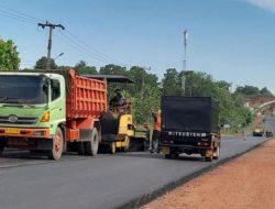 Pengaspalan Jalan Menuju Perkantoran Pemkab Bintan Telan Rp6 Miliar