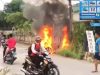 Api Sambar Selang Bensin, Sepeda Motor di Karimun Ludes Terbakar