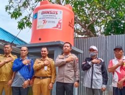Polresta Tanjungpinang Revitalisasi Sumur Umum Warga Tanjung Unggat