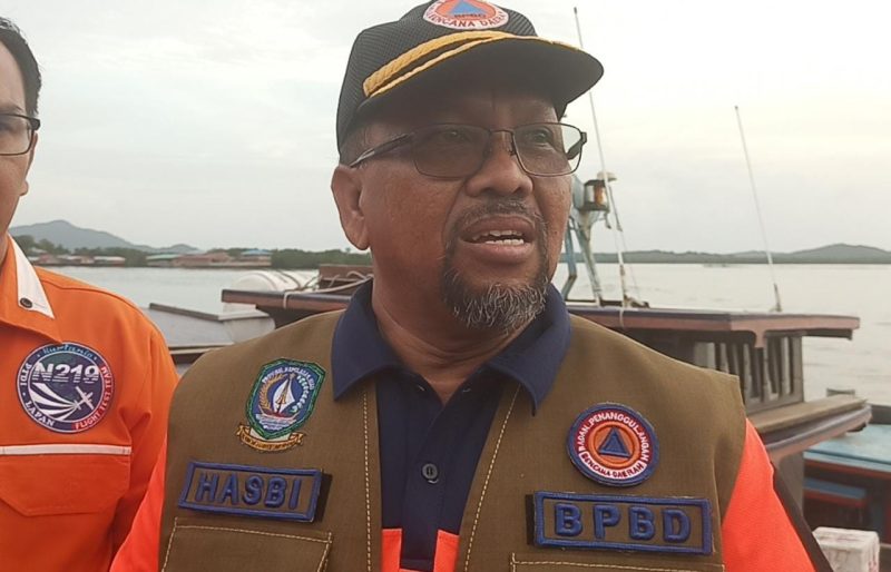 Kepala BPBD Kepri, Hasbi,