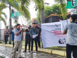 Lewat Aksi Mimbar Bebas, HMI Tanjungpinang-Bintan Tolak Kenaikan Pas Pelabuhan SBP