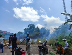 1 Hektar Lahan Terbakar di Jalan Kuantan Tanjungpinang