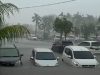 Parkiran Pelabuhan Internasional Sekupang Batam Terendam Banjir Usai Diguyur Hujan