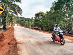 Jalan Lintas Tirta Madu Km 18 Bintan Kini Bisa Dilalui Kendaraan