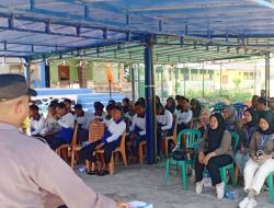 Mahasiswa KKN Stisipol-RH Sosialisasi Pemilu Sehat Kampung Pengawasan di Desa Duara Lingga