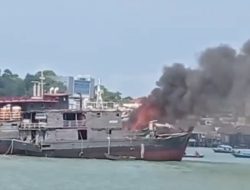 Kapal Barang di Tanjungpinang Terbakar, Ini Dugaan Penyebabnya