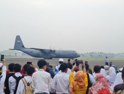 Pesawat C-130J Super Hercules Singgahi Natuna Dalam Misi Navigation Exercise