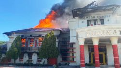 Polda Gorontalo Tetapkan 26 Tersangka Pembakaran Kantor Bupati Pohuwato