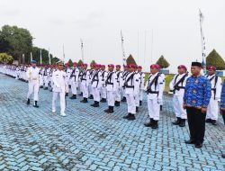 Prajurit Yonmarhanlan IV Batam Laksanakan Upacara HUT ke-78 TNI AL