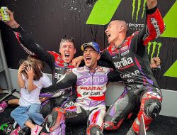 Aprilia Cetak Sejarah Rebut Podium 1-2 di MotoGP 2023 Catalunya Pertama Kali