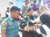 Prajurit Yonmarhanlan IV Donorkan Darahnya di Hari Perhubungan Nasional