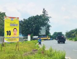 Update Pemilu 2024 – Langgar Aturan, Bawaslu Kota Batam Minta Parpol Tertibkan Baliho Bacalegnya