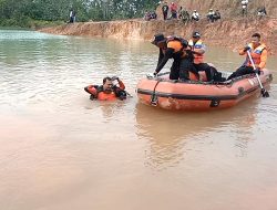 Dua Penyelam Cari Santri yang Tenggelam di Kolam Eks Tambang Bauksit Bintan