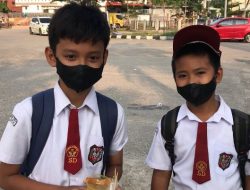Dampak Kabut Asap Karhutla, Siswa di Batam Memilih Pakai Masker