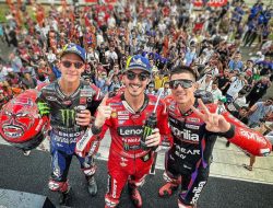Trio Pinjam Dulu Seratus! Kuasai Podium Juara di MotoGP Mandalika 2023