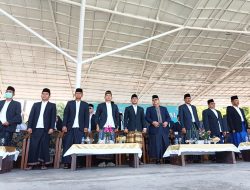 Upacara Hari Santri Awali Kepemimpinan Mayor Mar Andi Arif di Yonmarhanlan IV Batam