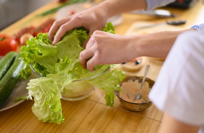 Ilustrasi - ternyata sayuran selada memiliki efek samping bagi kesehatan jika dikonsumsi berlebihan.
