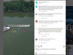 Coldplay Donasikan Kapal Sampah untuk Sungai Cisadane Usai Konser di Jakarta