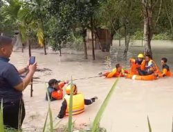 Ratusan Rumah Warga Kelurahan Darussalam di Karimun Terendam Banjir