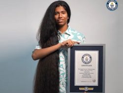 Remaja Pria India Pecahkan Rekor Dunia Sebagai Pemilik Rambut Terpanjang