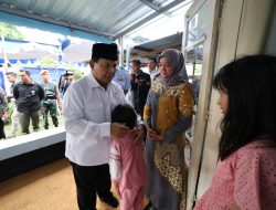 Menhan Prabowo Siap Bantu Keluarga Korban Jatuhnya Pesawat Super Tucano