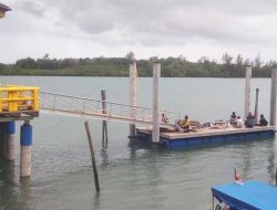Ponton Pelabuhan Pantai Indah di Kijang Bintan Mulai Dibangun, Akses Transportasi Warga Dialihkan
